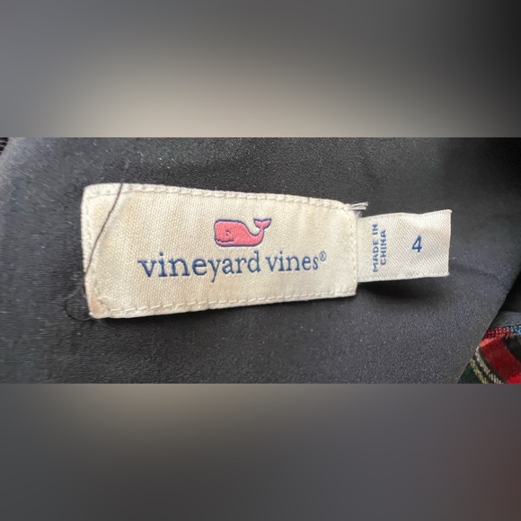 Vineyard Vines Jolly Plaid Flutter Sleeve Shift Dress - Picture 10 of 10